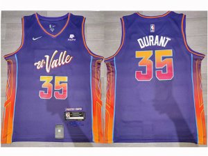 Phoenix Suns #35 Kevin Durant 2023-24 Purple City Edition Swingman Jersey